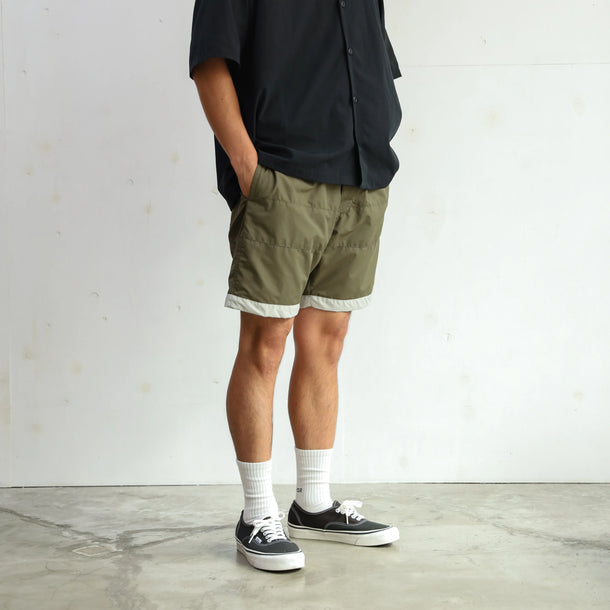 BOARD SHORTS 3LINE KHAKI×GRAY