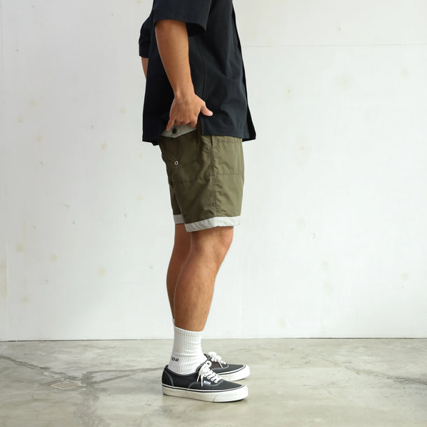 BOARD SHORTS 3LINE KHAKI×GRAY