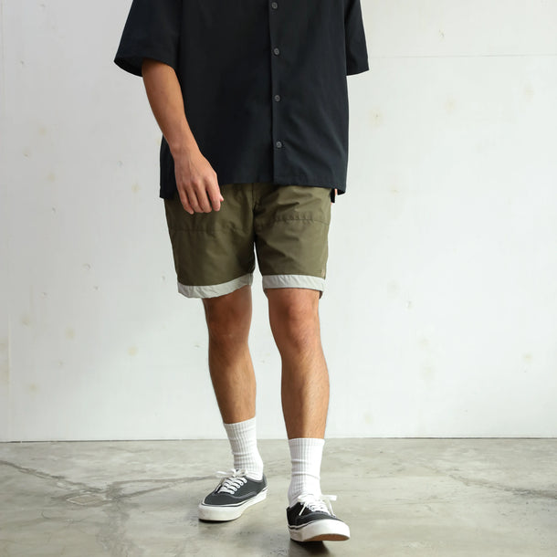 BOARD SHORTS 3LINE KHAKI×GRAY