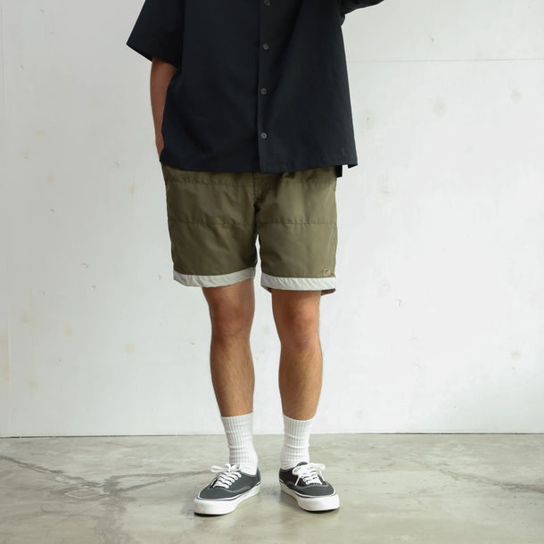 BOARD SHORTS 3LINE KHAKI×GRAY