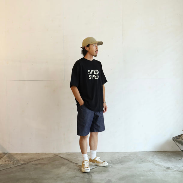 COLLECT MANIA ビブパンツ Lサイズ 黒 Keita Miyairi Double SPED - BLACK | Short pants every day