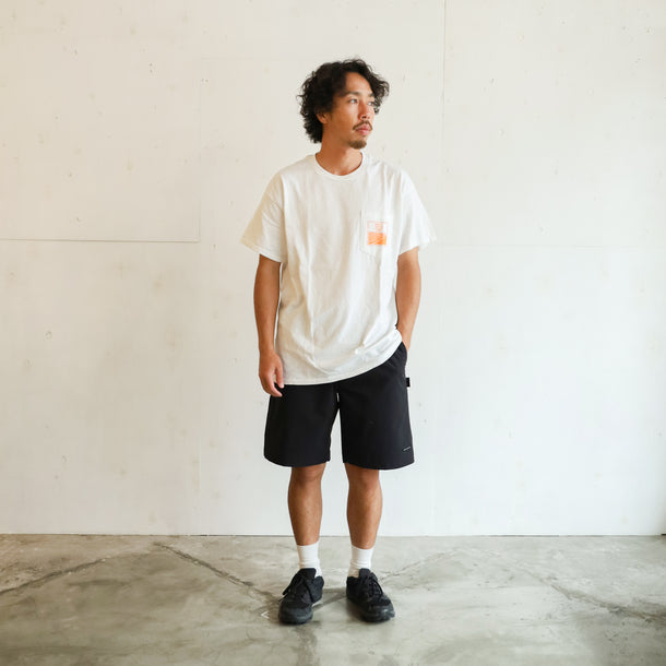 TEAM T-SHIRTS - WHITE × ORANGE