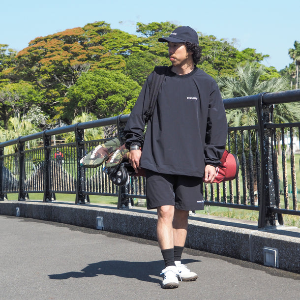 STRETCH 4WAY CORDURA L/S ACTIVE P/O - BLACK