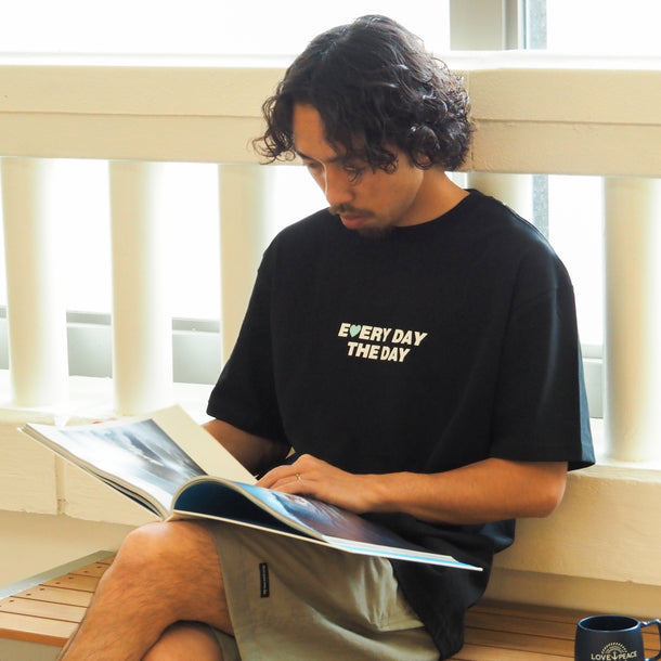 EVERY DAY THE DAY S/S T-SHIRTS - BLACK