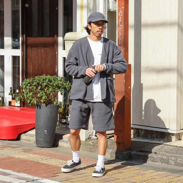 LOOSE CARDIGAN L/S W/PKT (THERMAL PRO) - CHARCOAL