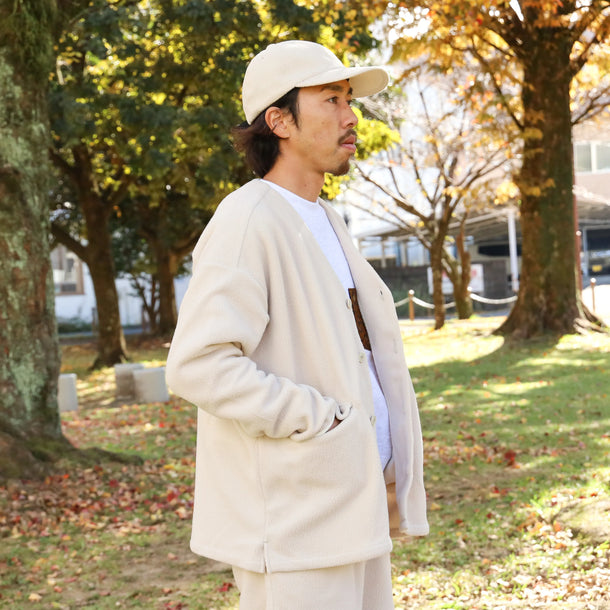 LOOSE CARDIGAN L/S W/PKT (THERMAL PRO) - NATURAL