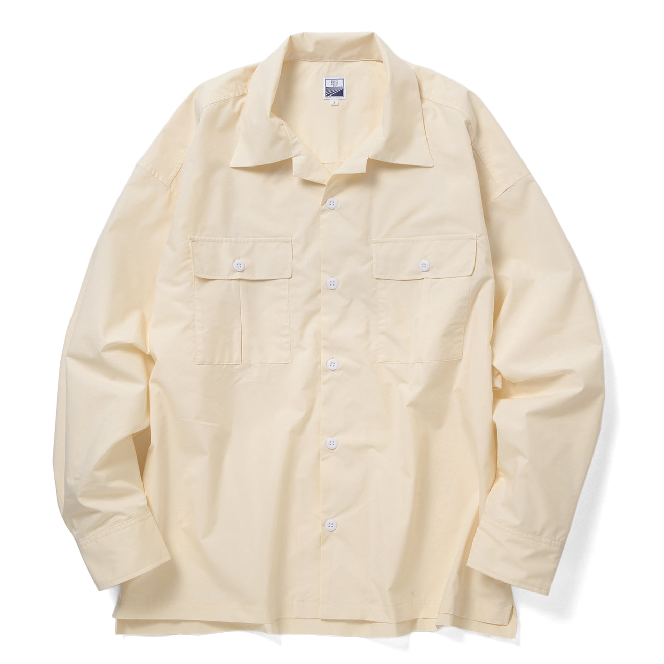 LOOSE SHIRTS L/S (COOL MAX) - BEIGE