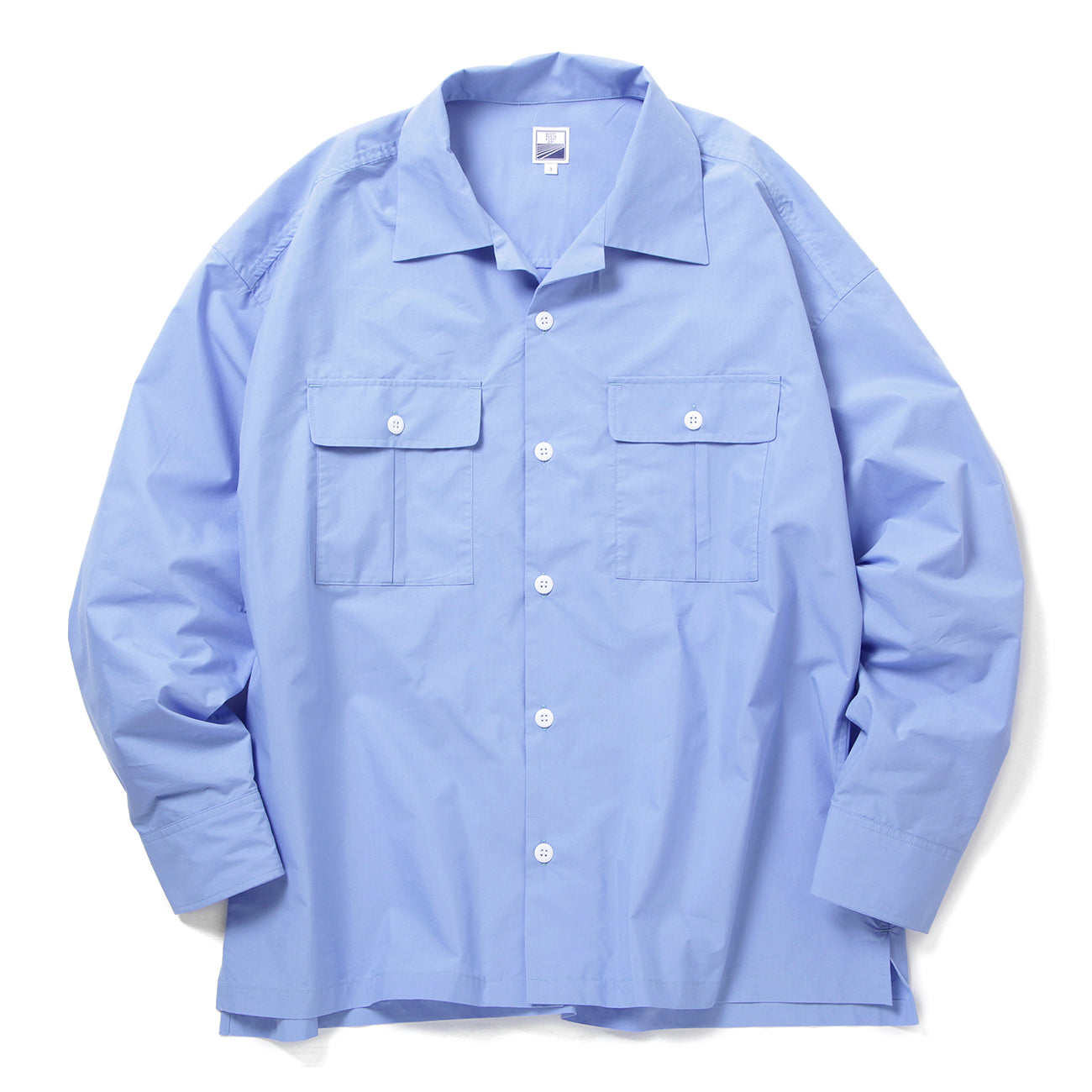 LOOSE SHIRTS L/S (COOL MAX) - BLUE