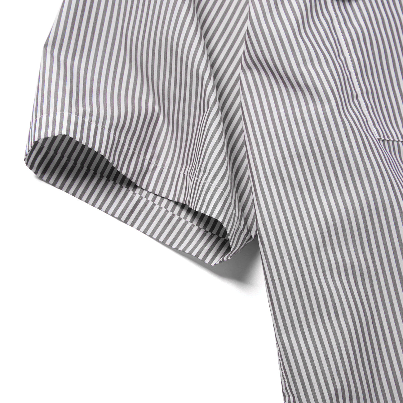 LOOSE SHIRTS S/S (COOL MAX) - BLACK STRIPE