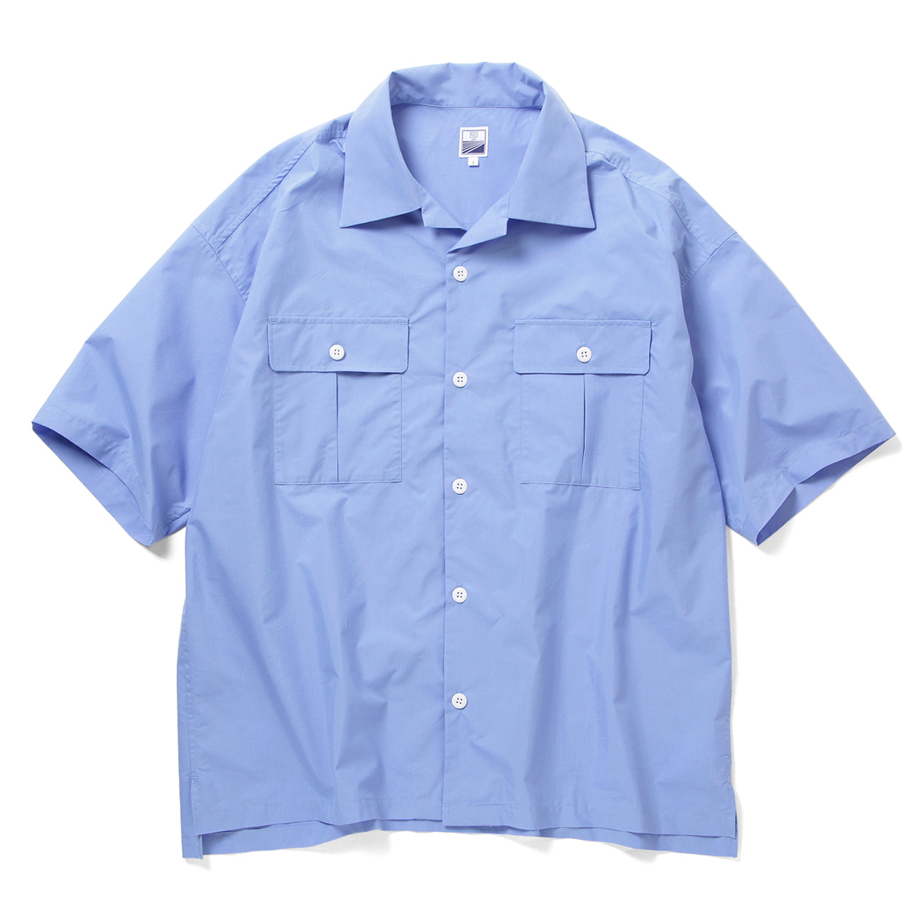 LOOSE SHIRTS S/S (COOL MAX) - BLUE