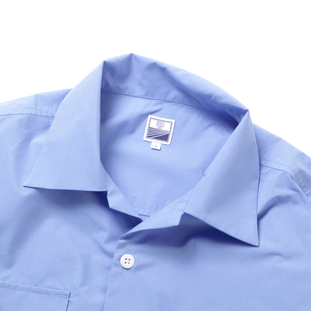 LOOSE SHIRTS S/S (COOL MAX) - BLUE