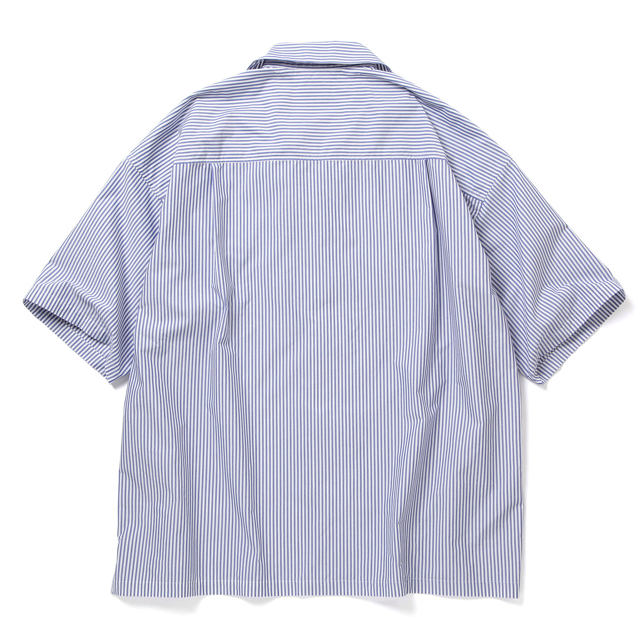 LOOSE SHIRTS S/S (COOL MAX) - BLUE STRIPE