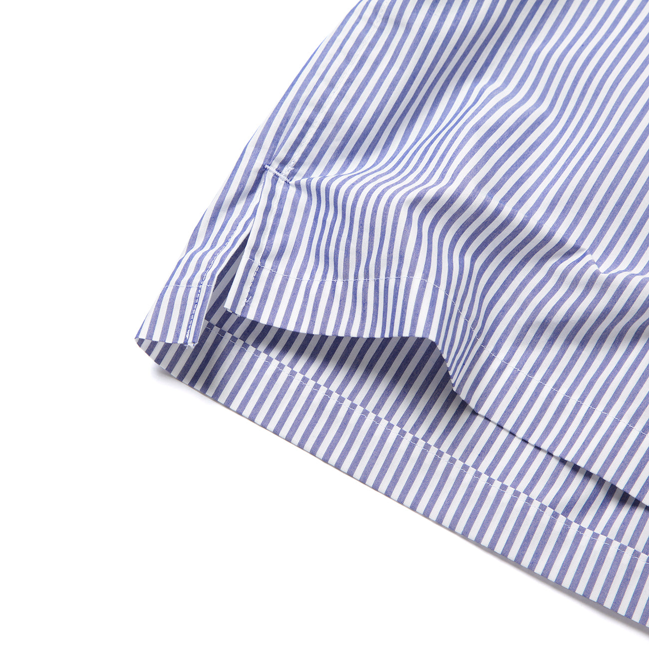 LOOSE SHIRTS S/S (COOL MAX) - BLUE STRIPE