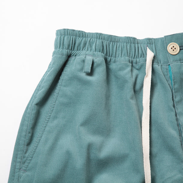 RELAX SHORTS II (CORDUROY) - SEA GREEN