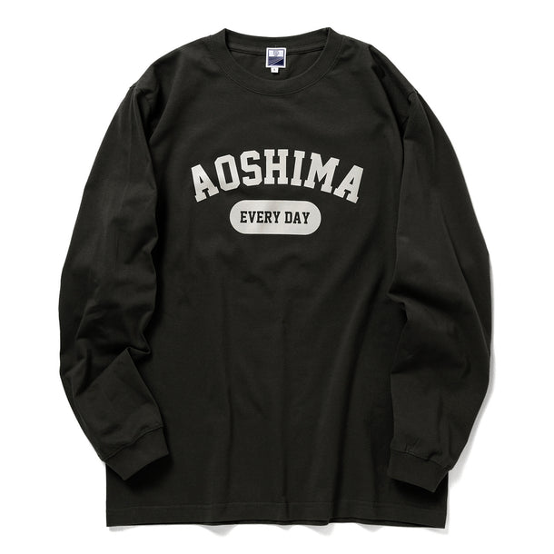 AOSHIMA EVERY DAY L/S T-SHIRTS - BLACK