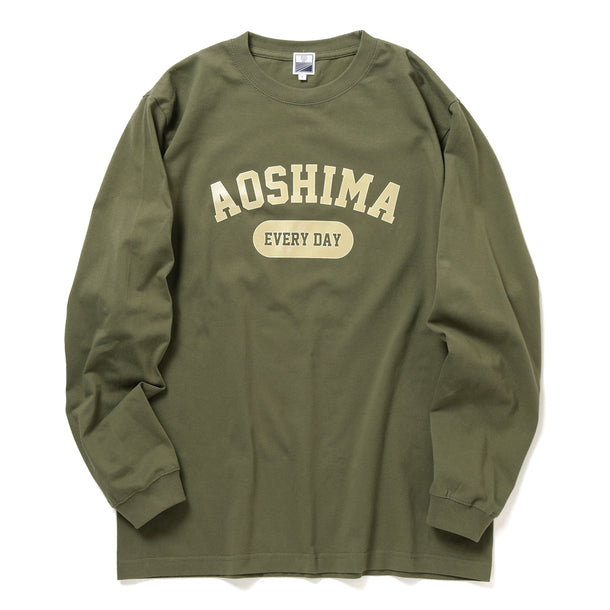 「値下げ中」I LOVE OKM L/S T-SHIRT olive green I LOVE OKM L/S T-SHIRT olive green