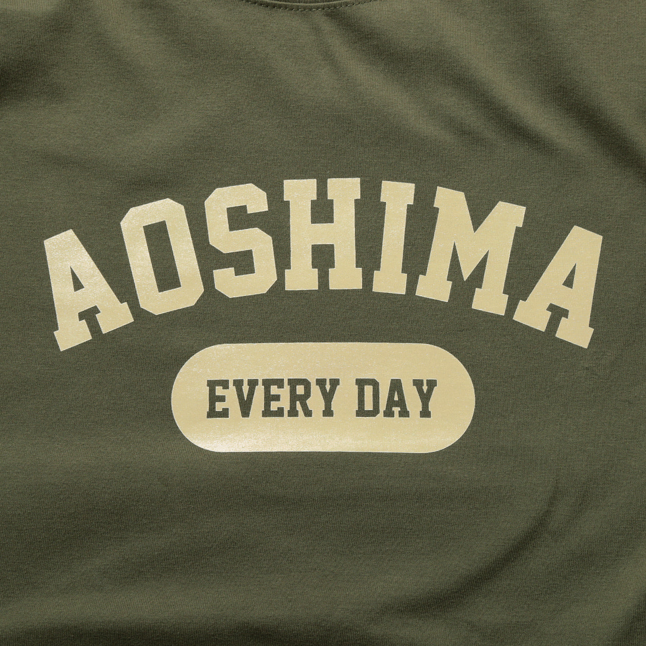 AOSHIMA EVERY DAY L/S T-SHIRTS - LT OLIVE