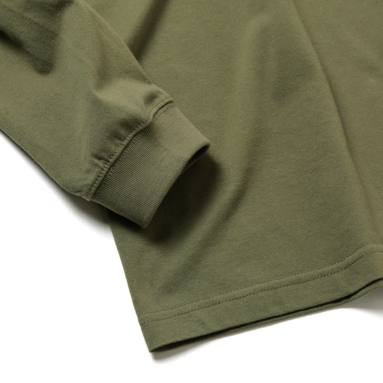 AOSHIMA EVERY DAY L/S T-SHIRTS - LT OLIVE