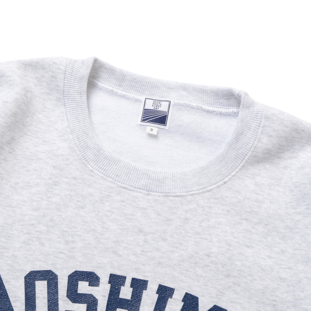 AOSHIMA EVERY DAY CREW SWEAT - ASH GRAY