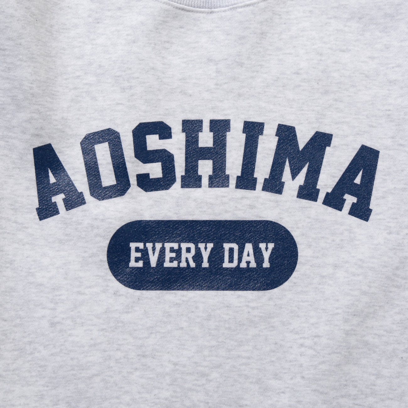 AOSHIMA EVERY DAY CREW SWEAT - ASH GRAY