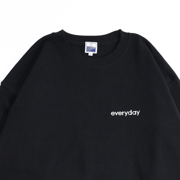 everyday HEAVY WEIGHT L/S T-SHIRTS - BLACK