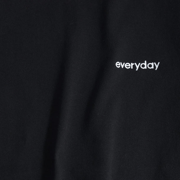 everyday HEAVY WEIGHT L/S T-SHIRTS - BLACK
