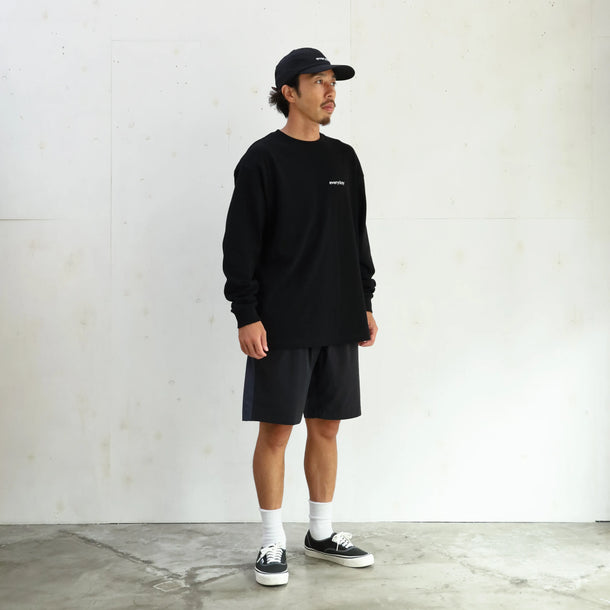 everyday HEAVY WEIGHT L/S T-SHIRTS - BLACK