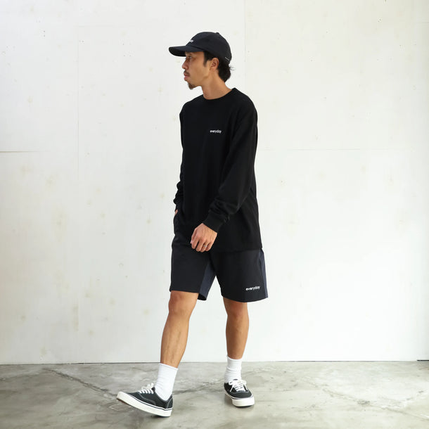 everyday HEAVY WEIGHT L/S T-SHIRTS - BLACK