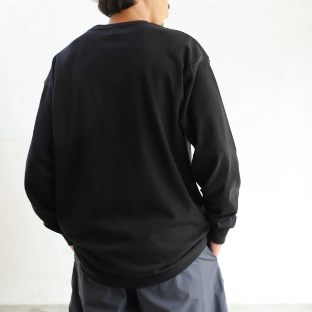 everyday HEAVY WEIGHT L/S T-SHIRTS - BLACK