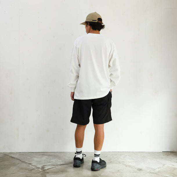 everyday HEAVY WEIGHT L/S T-SHIRTS - WHITE
