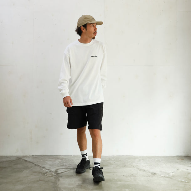 everyday HEAVY WEIGHT L/S T-SHIRTS - WHITE