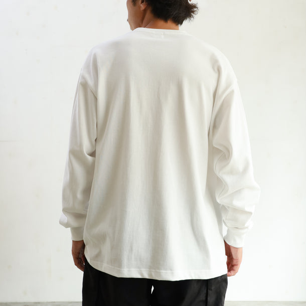 everyday HEAVY WEIGHT L/S T-SHIRTS - WHITE