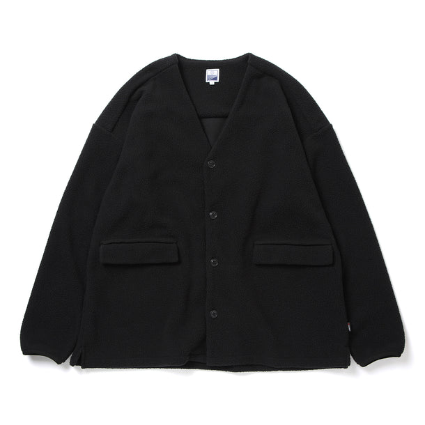 LOOSE CARDIGAN L/S W/PKT (THERMAL PRO) - BLACK