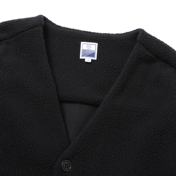 LOOSE CARDIGAN L/S W/PKT (THERMAL PRO) - BLACK