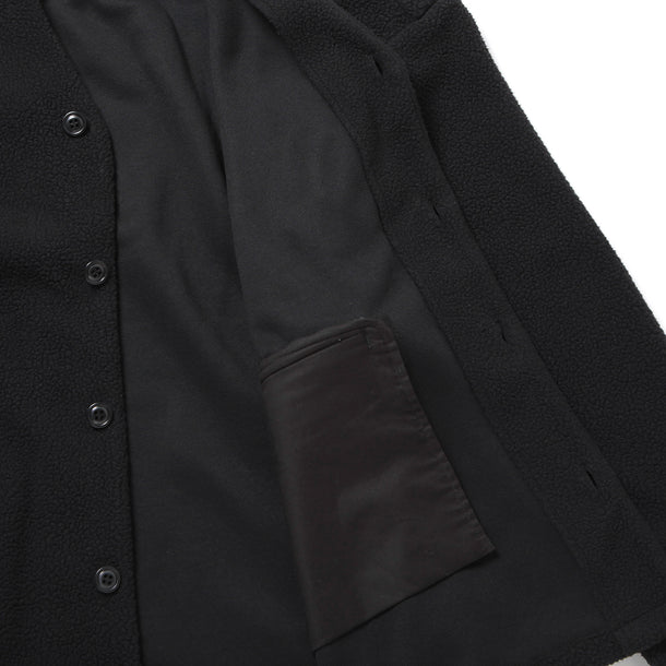 LOOSE CARDIGAN L/S W/PKT (THERMAL PRO) - BLACK