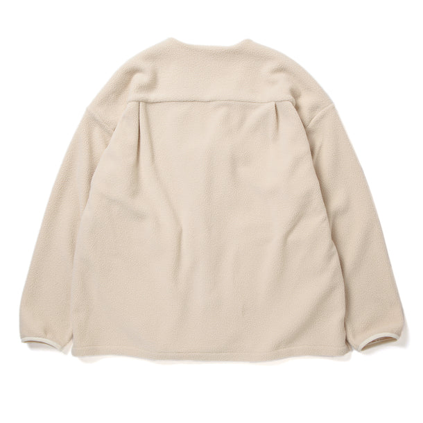 LOOSE CARDIGAN L/S W/PKT (THERMAL PRO) - NATURAL