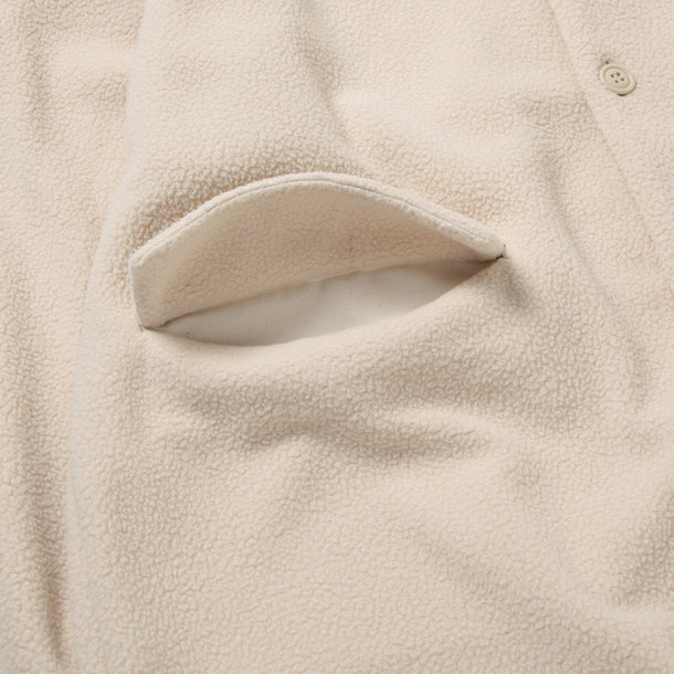 LOOSE CARDIGAN L/S W/PKT (THERMAL PRO) - NATURAL