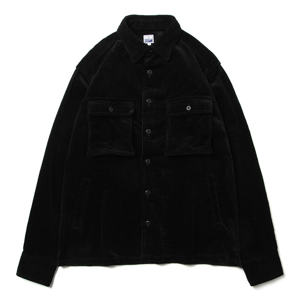 SD SHIRTS (CORDUROY) - BLACK