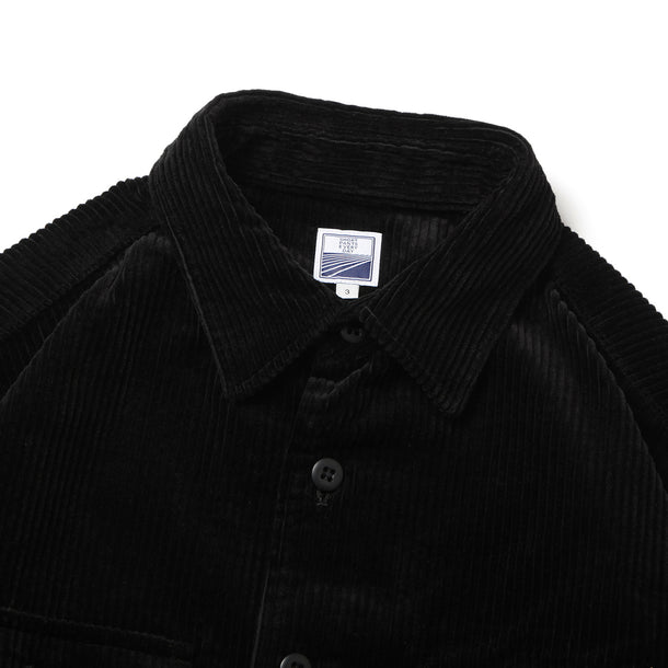 SD SHIRTS (CORDUROY) - BLACK