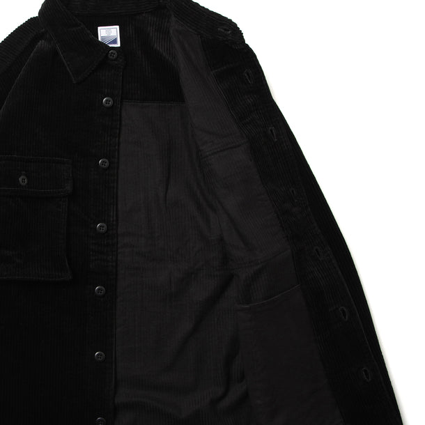 SD SHIRTS (CORDUROY) - BLACK
