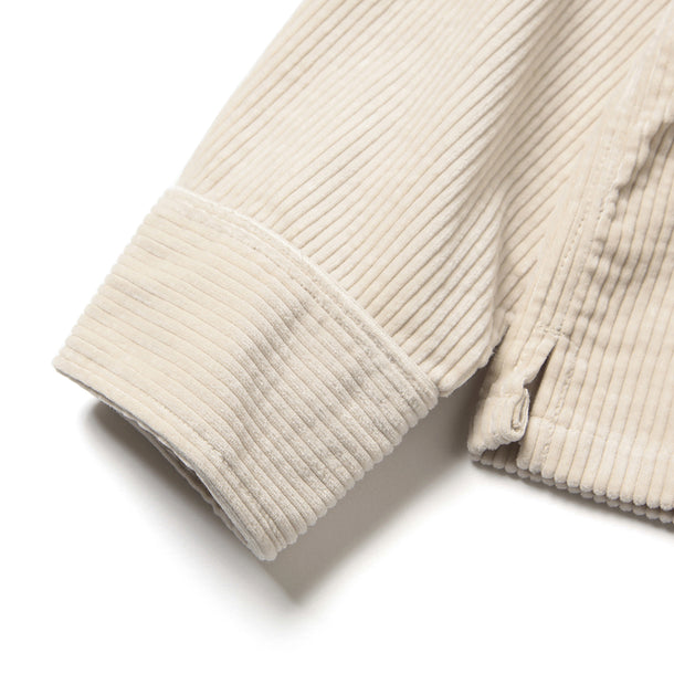 SD SHIRTS (CORDUROY×KURUME KASURI MIX) - BEIGE