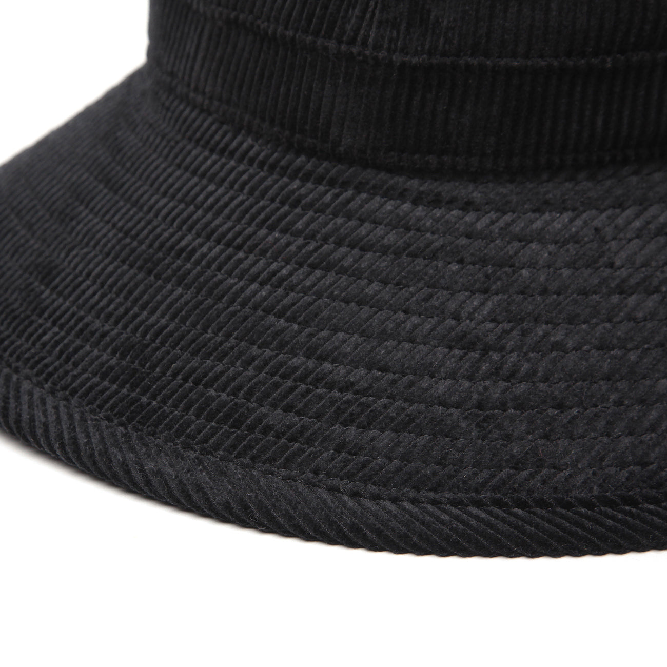 BIG HAT (CORDUROY) - BLACK