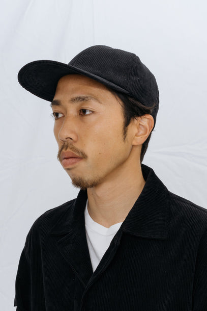 KED CAP (CORDUROY) - BLACK
