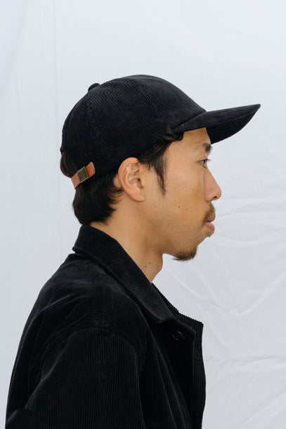 KED CAP (CORDUROY) - BLACK