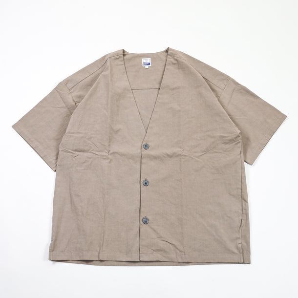 LOOSE CARDIGAN S/S GRAY
