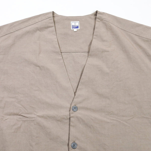 LOOSE CARDIGAN S/S GRAY