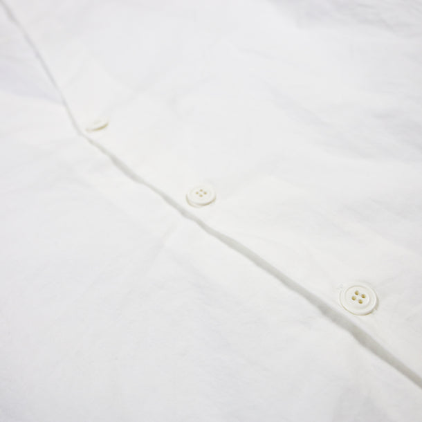 LOOSE CARDIGAN S/S WHITE