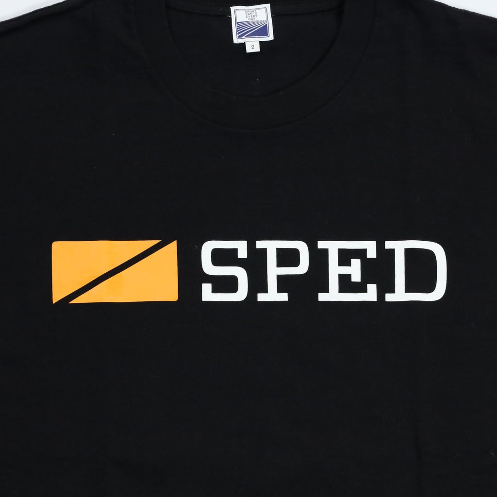 SPED COLLEGE T-Shirts Relax Fit BLACK