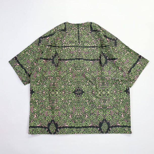LOOSE CARDIGAN S/S YUKA BATIK KHAKI