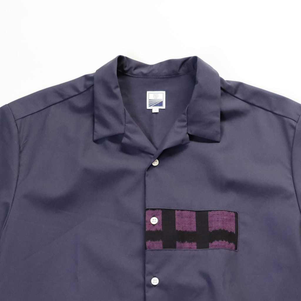 S/S 久留米絣 RANDOM SHIRTS NAVY / PURPLE